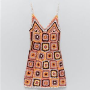Zara crochet dress